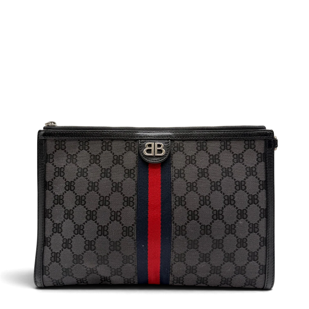 Gucci x Balenciaga Clutch The Hacker Project schwarz