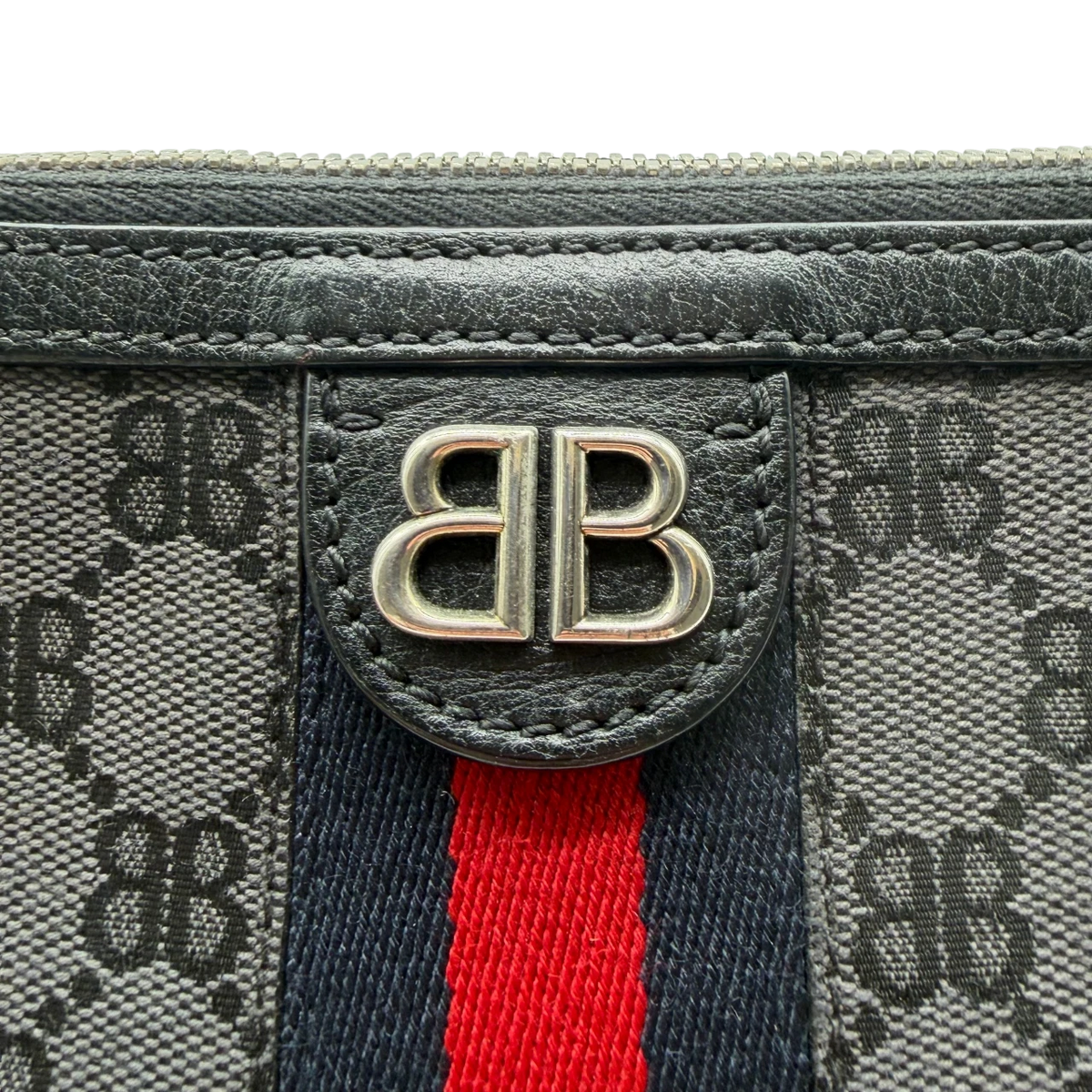 Gucci x Balenciaga Clutch The Hacker Project schwarz