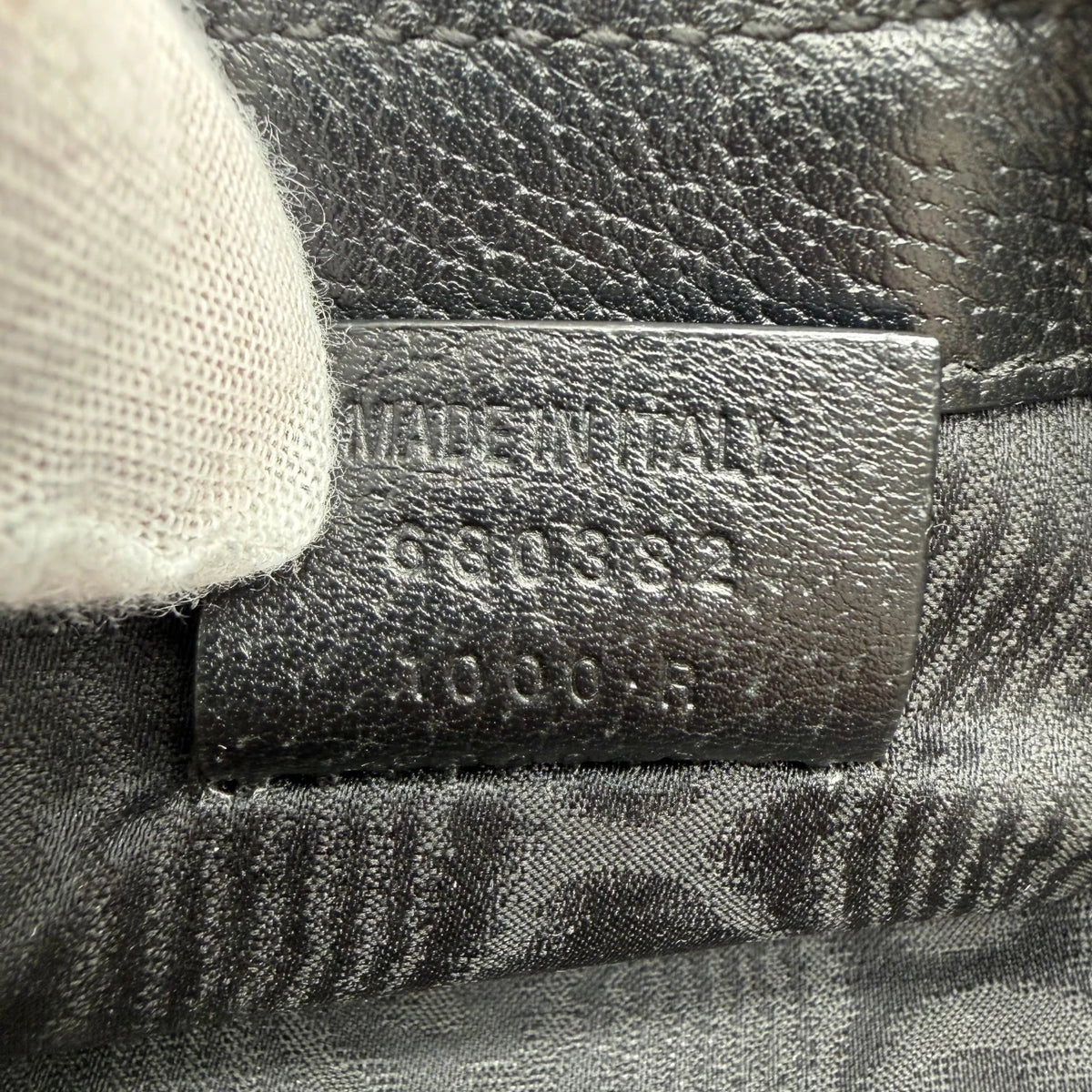 Gucci x Balenciaga Clutch The Hacker Project schwarz