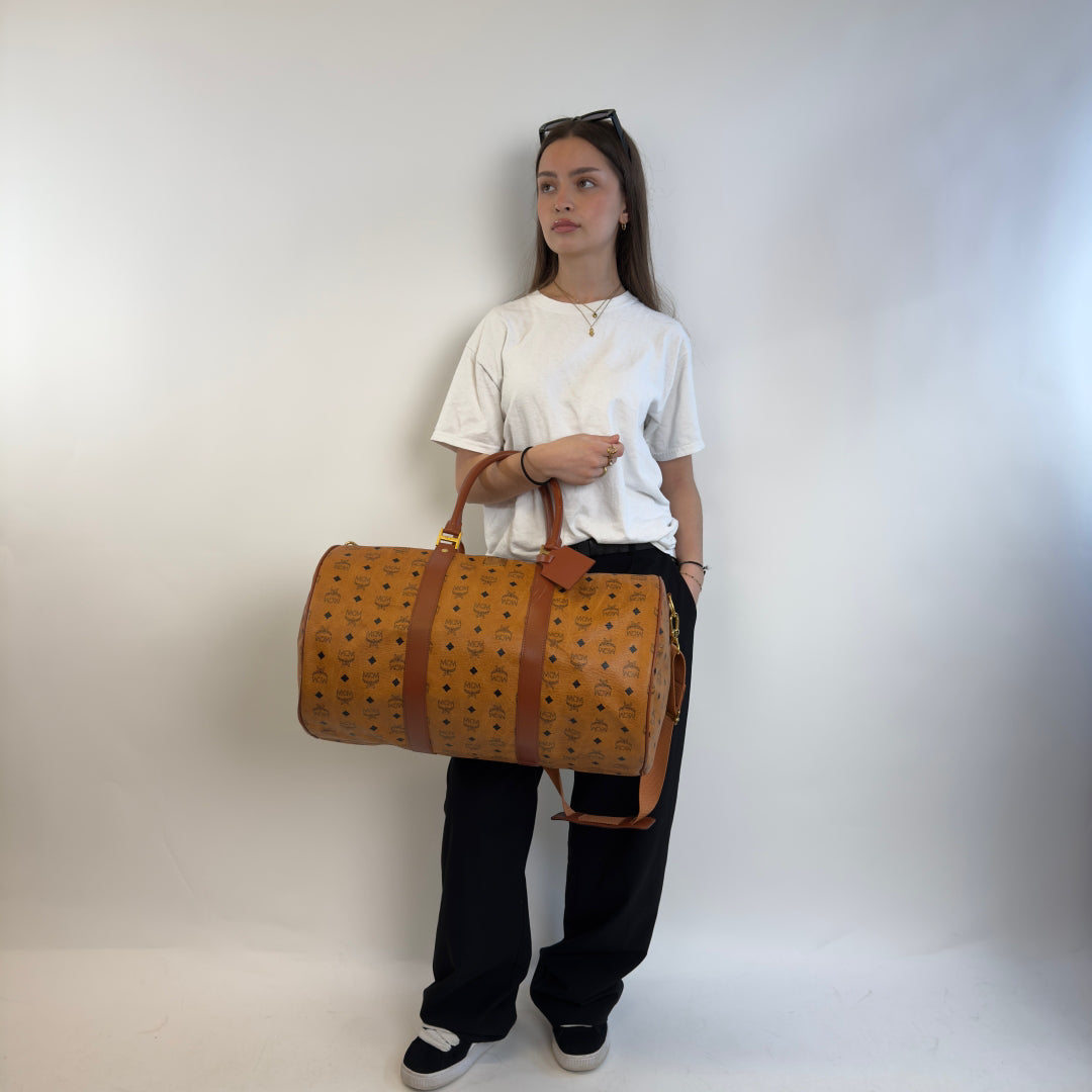 MCM Travel Bag 50 brown