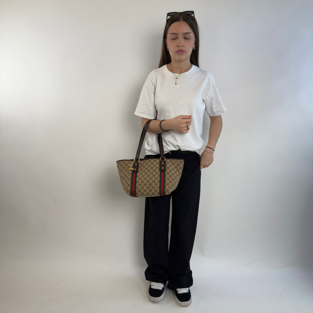 Gucci handbag Sherry Line beige