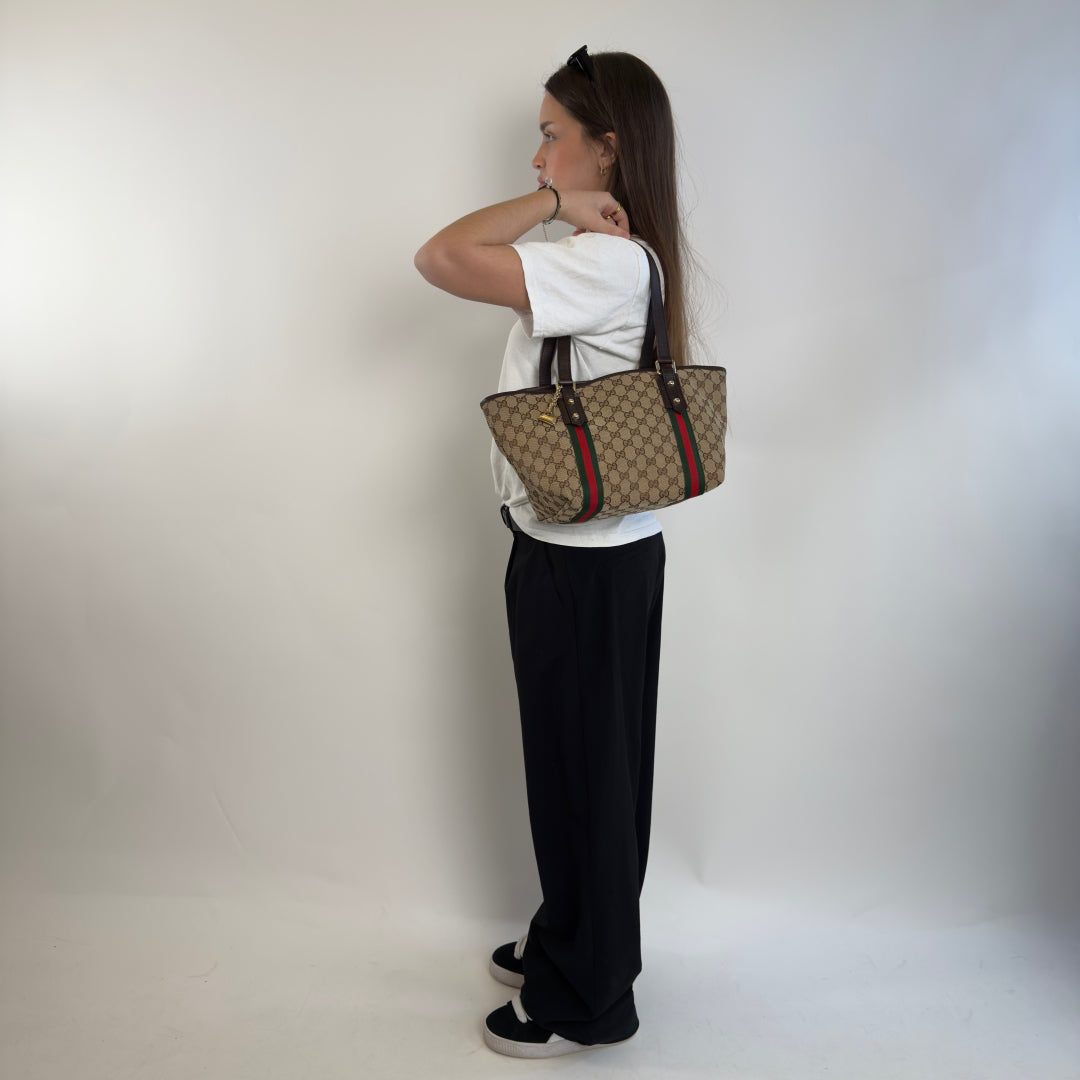 Gucci Handtasche Sherry Line beige