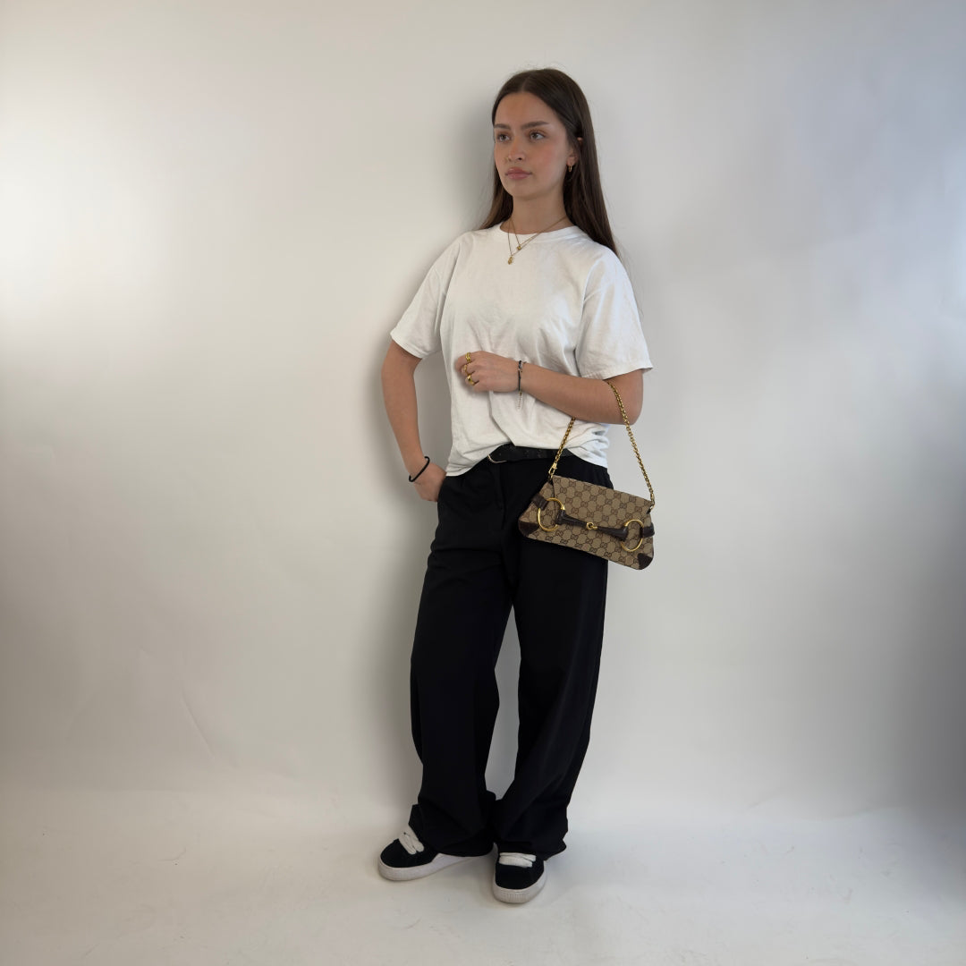 Gucci Horsebit beige handbag