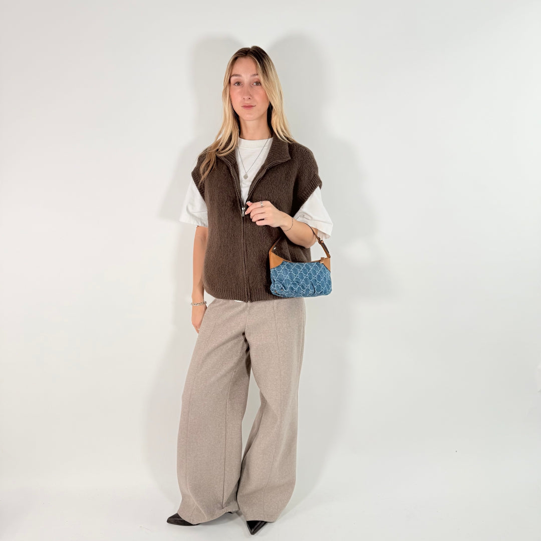 Gucci Pochette Sherry Line Denim