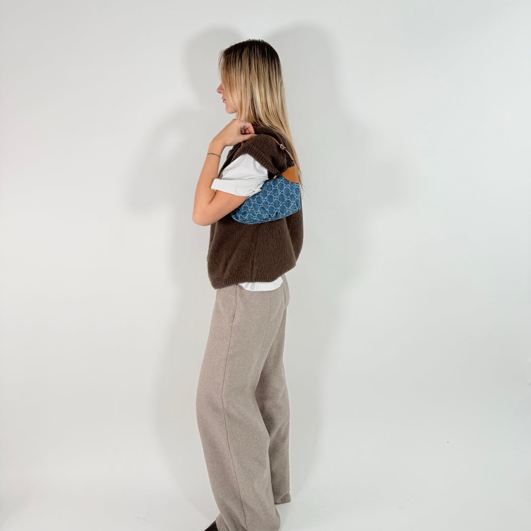 Gucci Pochette Sherry Line Denim