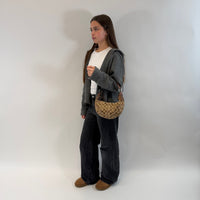 Coach Schultertasche Hobo Half Moon Signature
