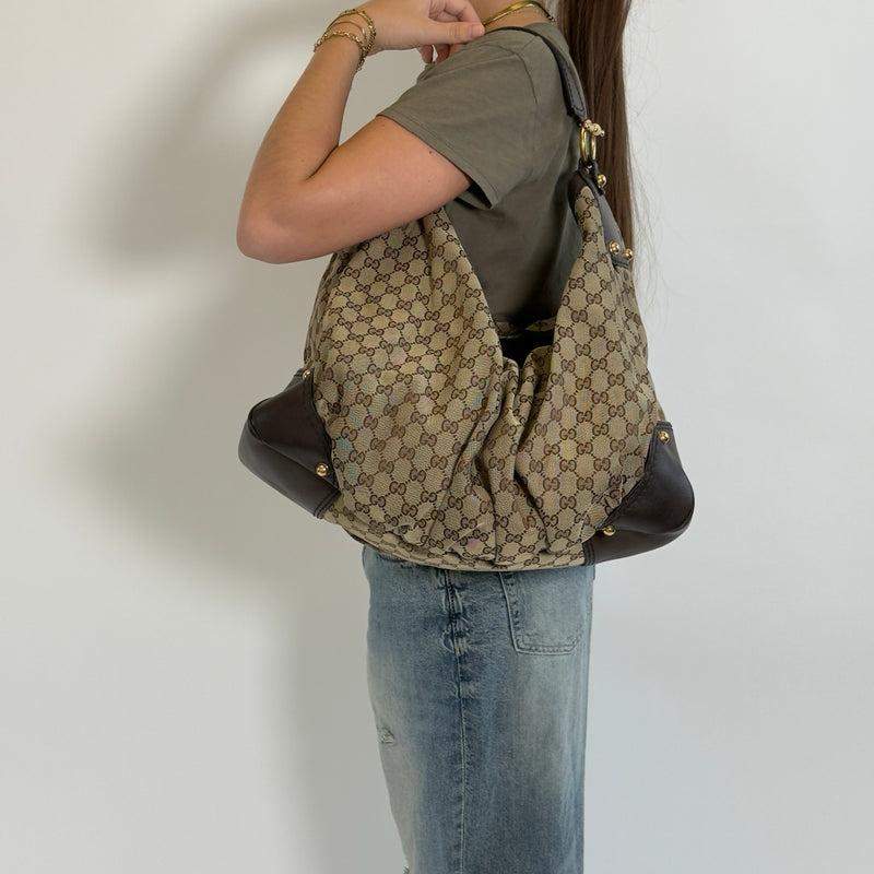 Gucci Jockey Large Hobo Shoulder Bag