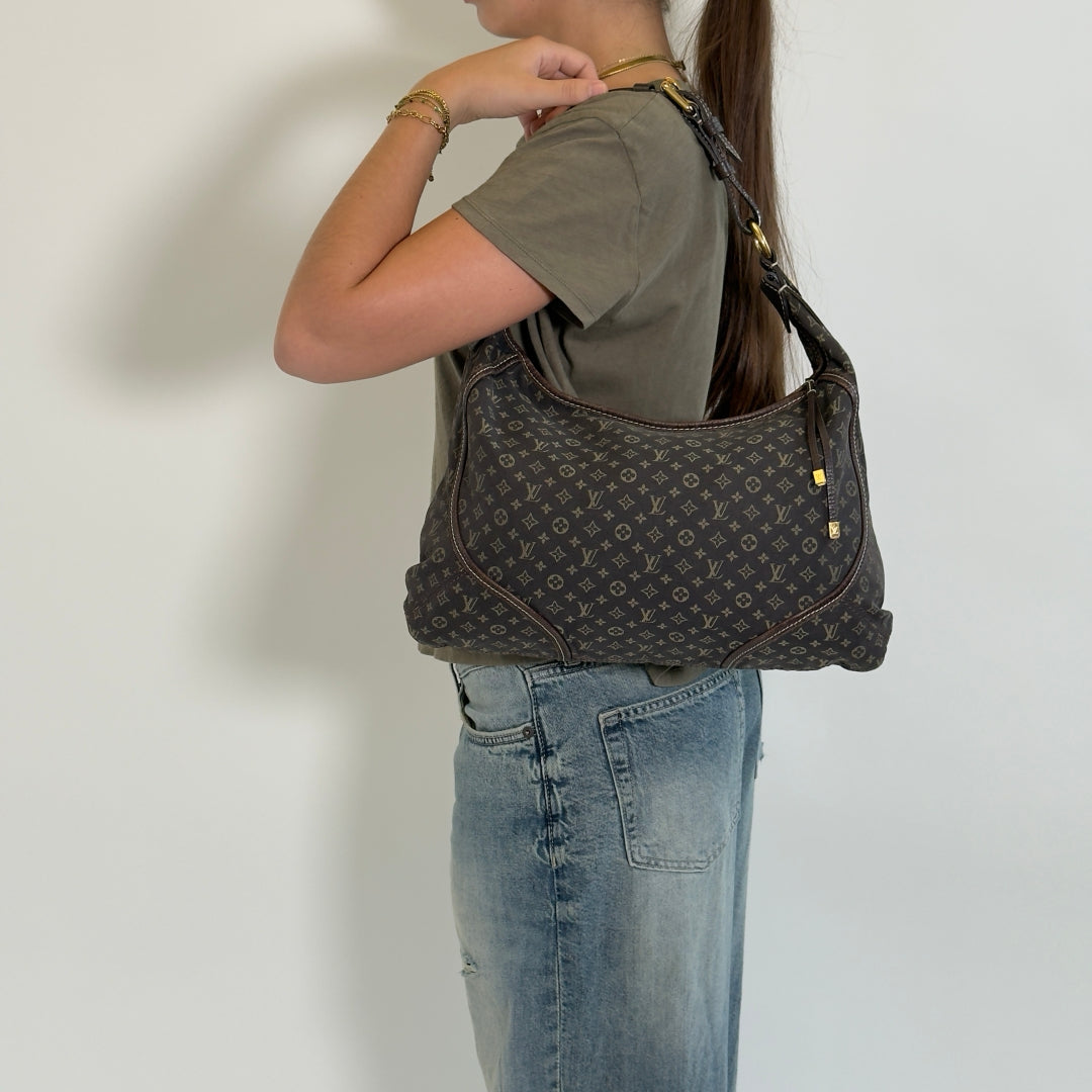 Louis Vuitton Schultertasche Mini Lin Manon MM Hobo