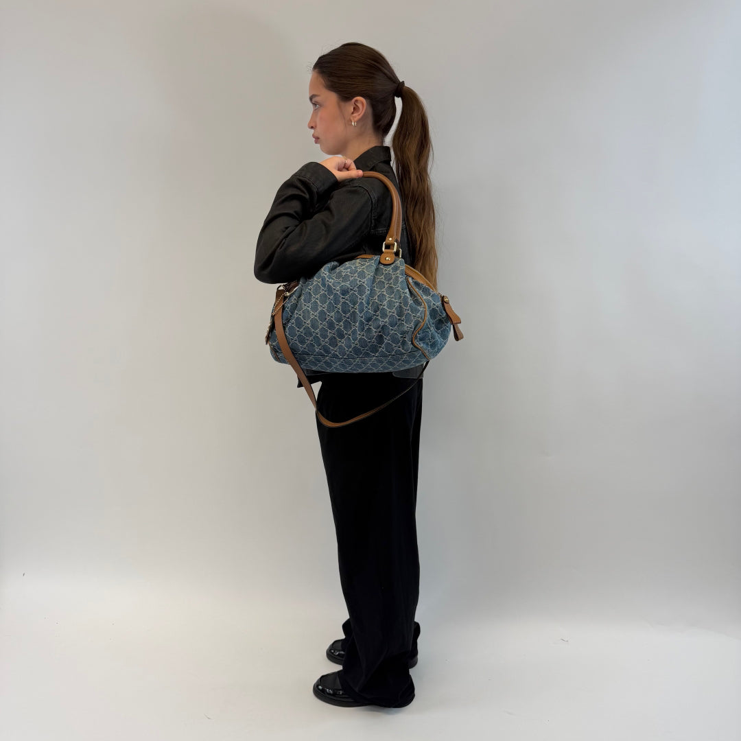 Gucci Handtasche Sukey Denim