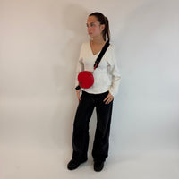 Prada Ping Pong Schläger mit Umhängetasche und Bällen
