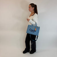 Borsa tote in denim