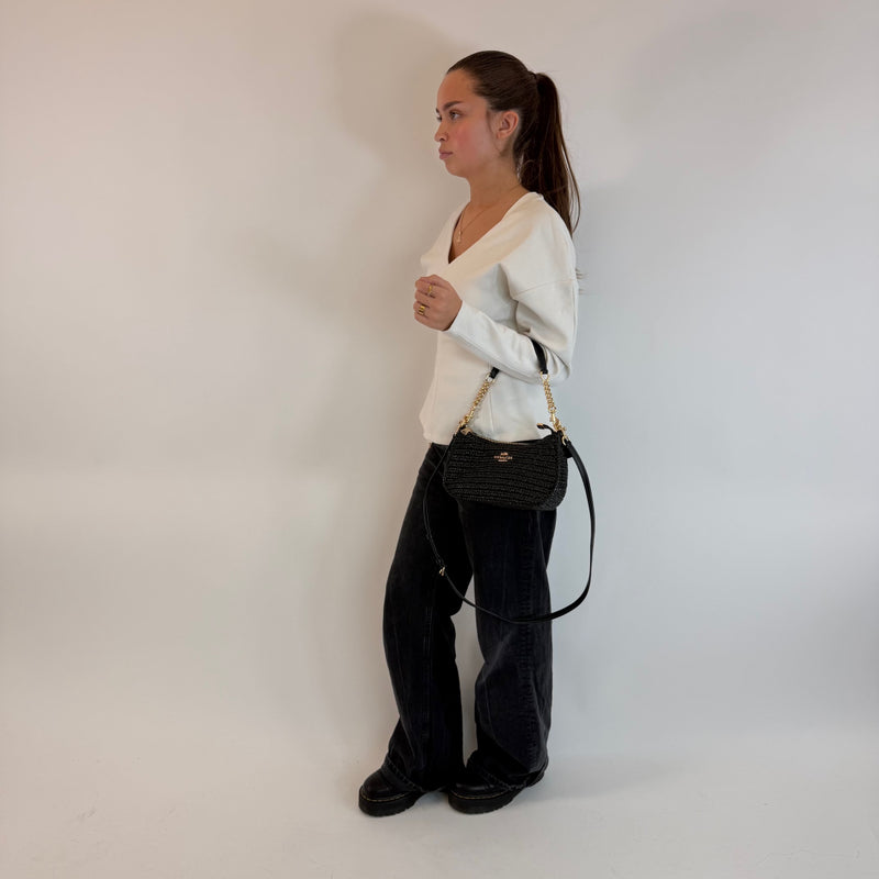 Sac bandoulière en forme de baguette