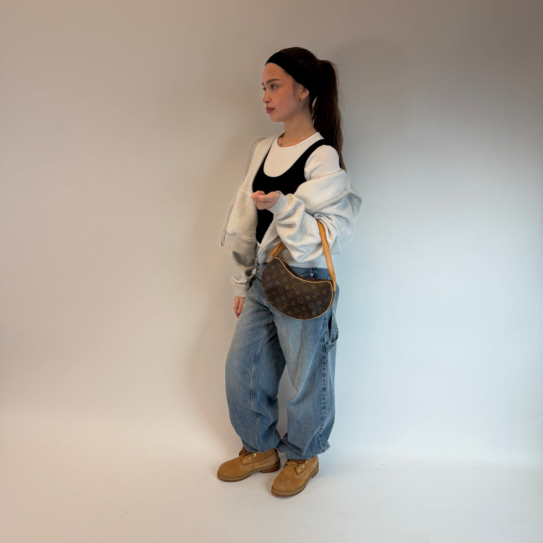 Schultertasche Croissant PM