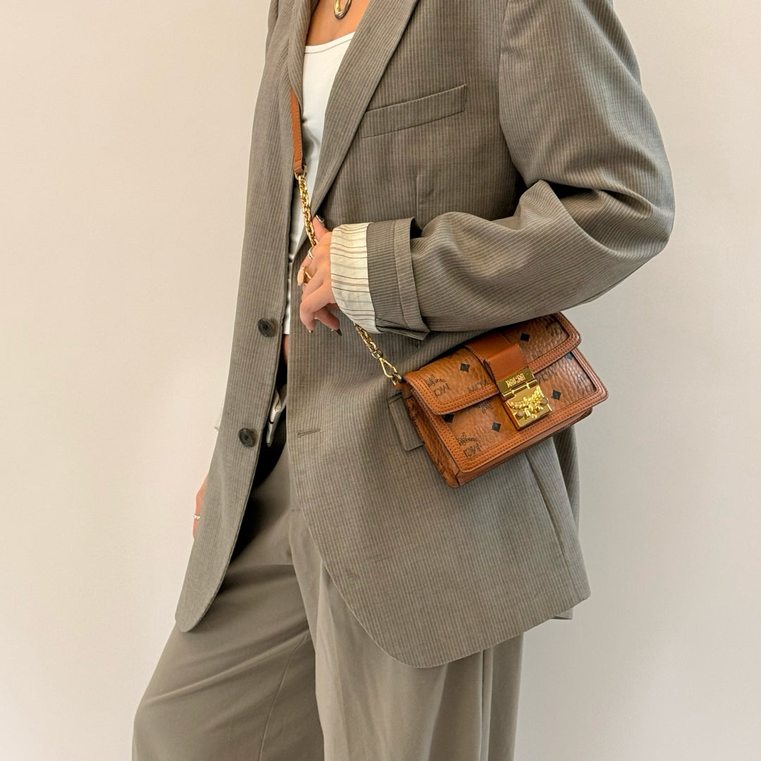 MCM Tracy Wallet On Chain Crossbody Bag