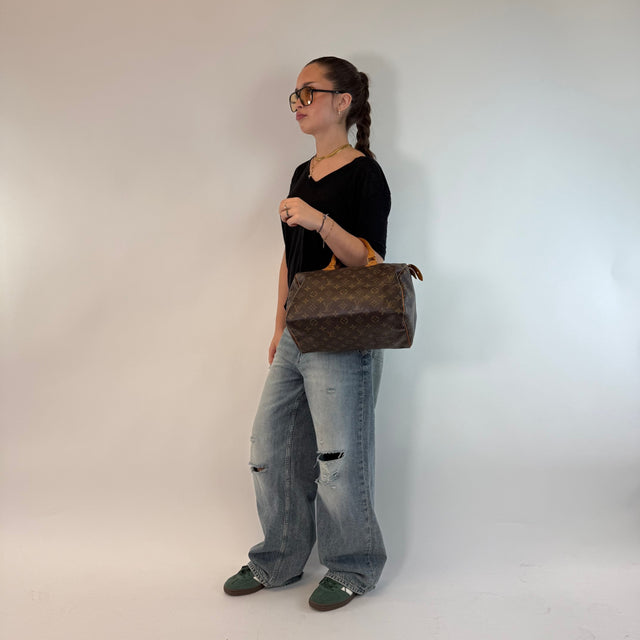 Louis Vuitton handbag Speedy 30 brown