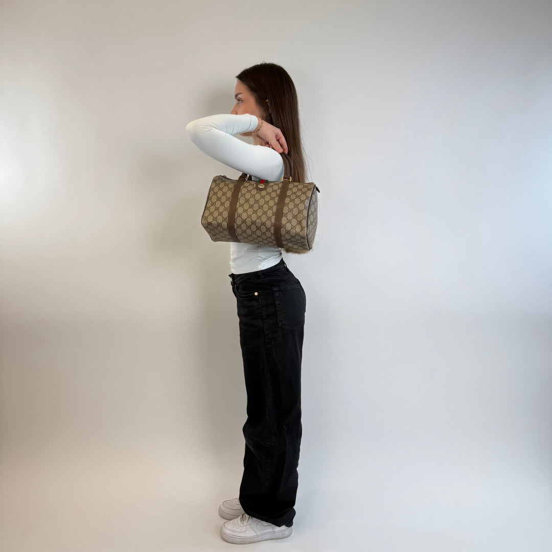 Gucci Handtasche Boston Sherry Line beige