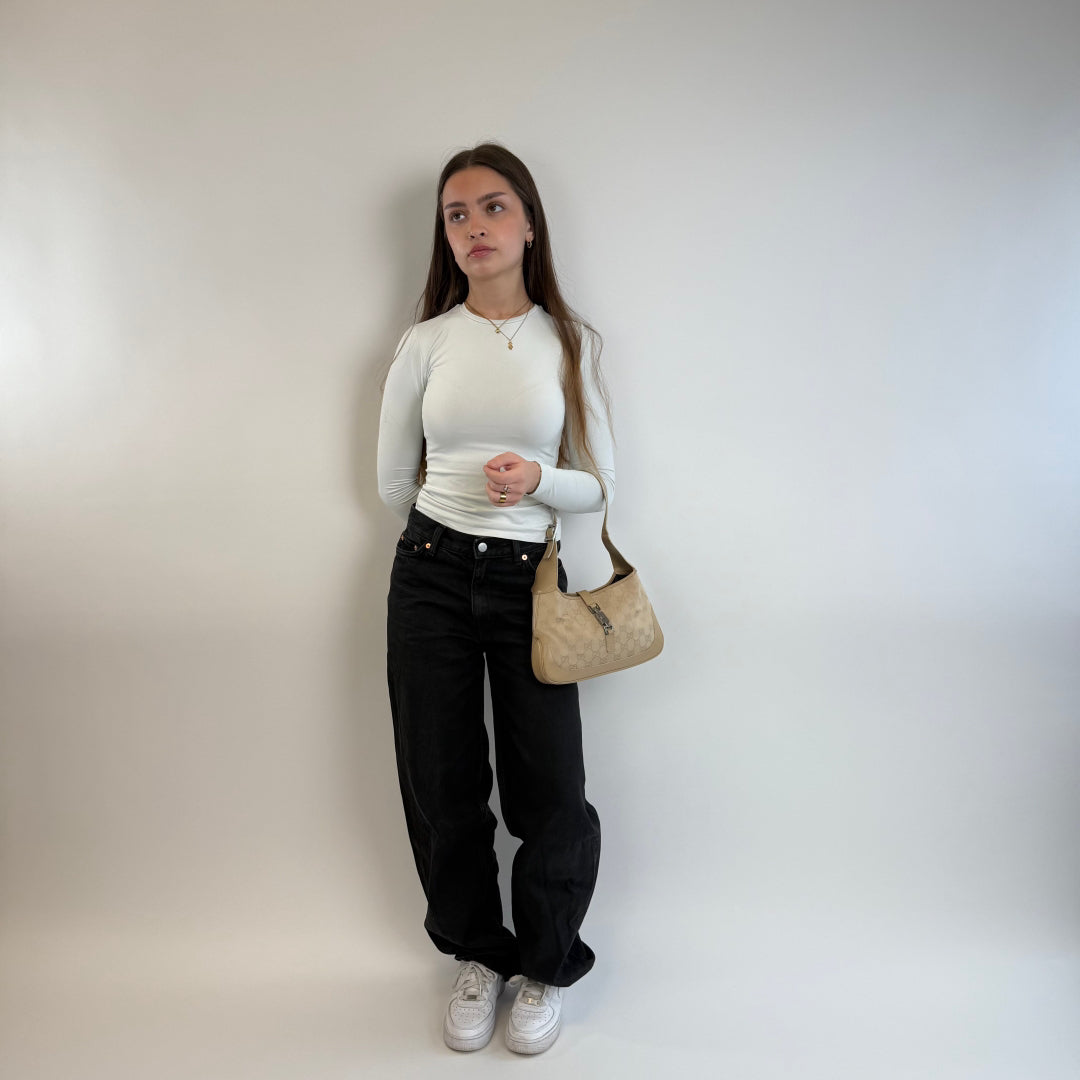 Gucci Handtasche Jackie klein beige
