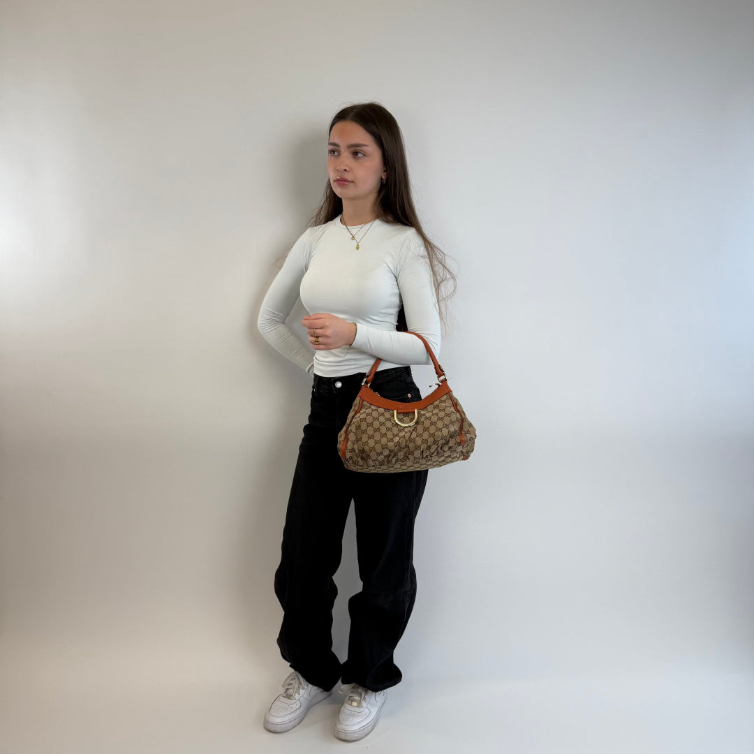 Gucci Handtasche D-Ring beige