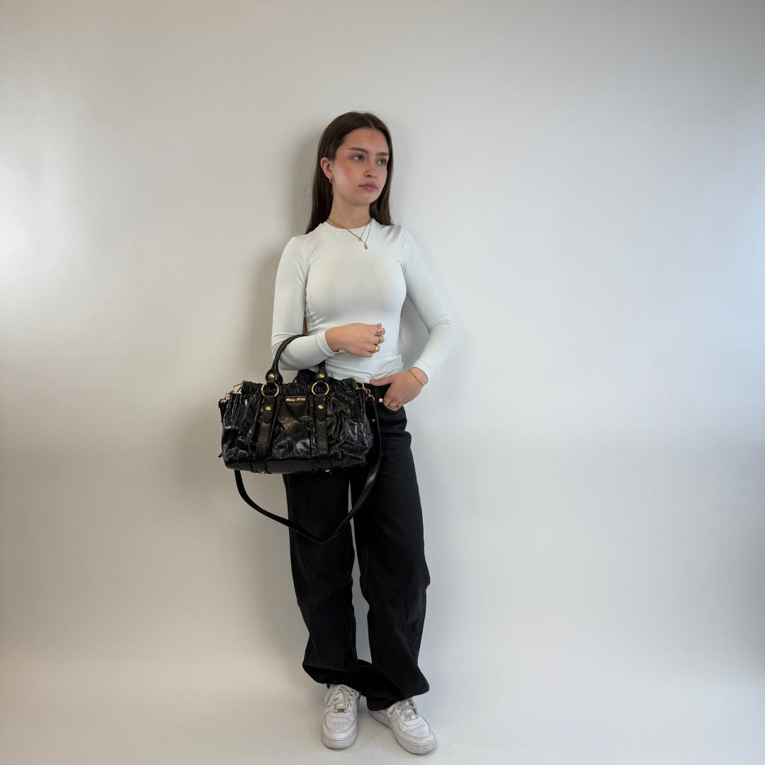 Miu Miu handbag Vitello Lux black