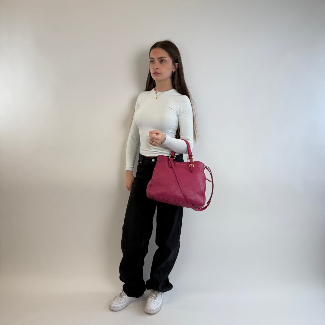 Miu Miu Handtasche Madras pink