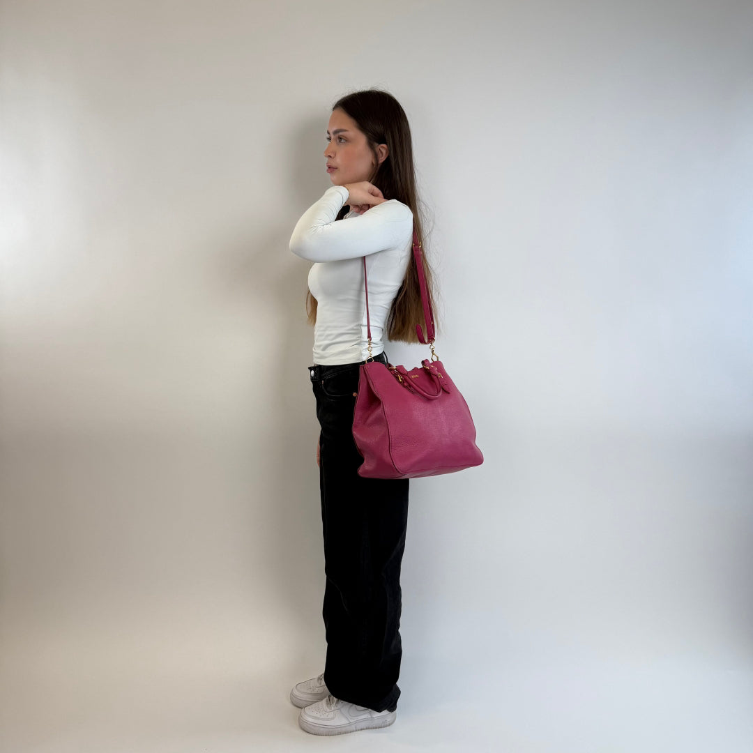 Miu Miu Handtasche Madras pink