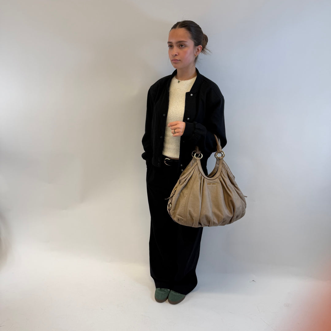 Miu Miu Schultertasche Croissant large