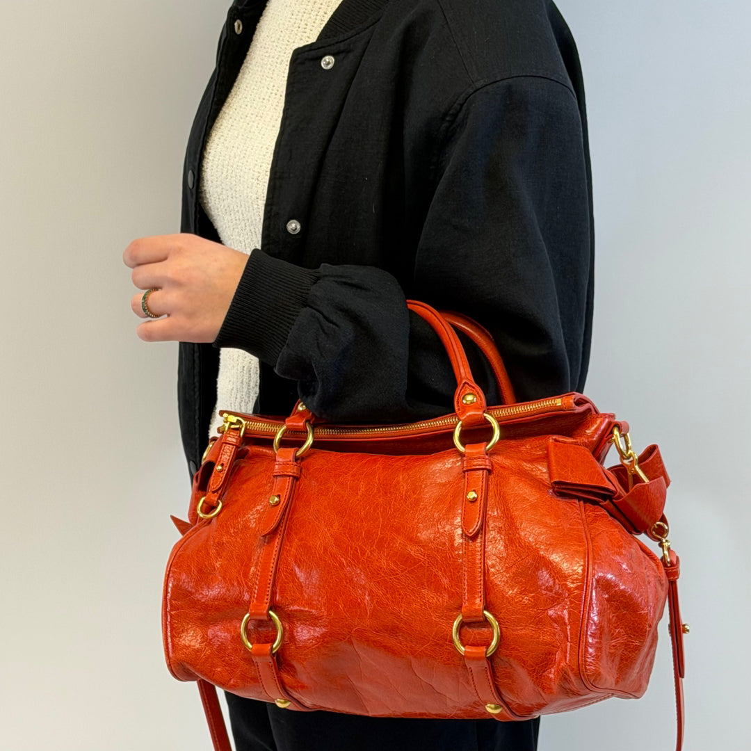 Handtasche Vitello Satchel