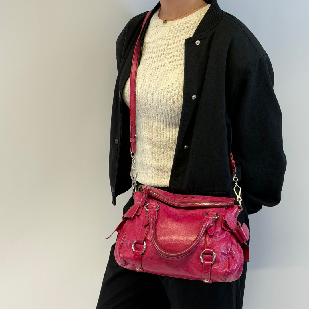 Miu Miu Handtasche Vitello Satchel klein