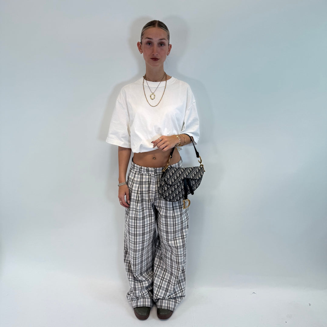 Schultertasche Saddle bag Oblique Jacquard