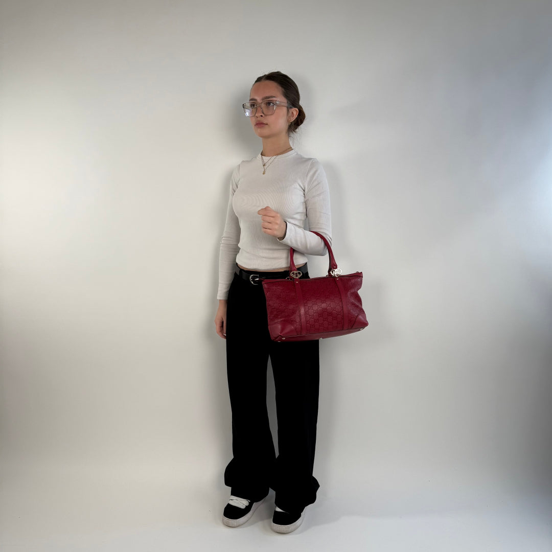 Gucci Handtasche Lovely Heart rot