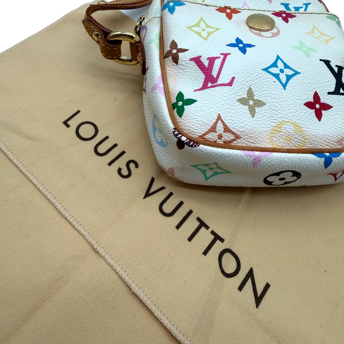 Louis Vuitton x Murakami Umhängetasche Rift – mit Staubbeutel