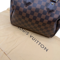 Louis Vuitton Handtasche Speedy 25 Bandouliére Damier Ebene braun – mit Staubbeutel