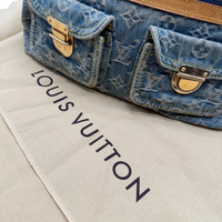 Louis Vuitton Schultertasche Baggy PM monogram blau – mit Staubbeutel