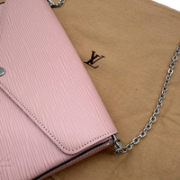 Louis Vuitton Umhängetasche Felice Multi Pochette Epi rosa – mit Staubbeutel