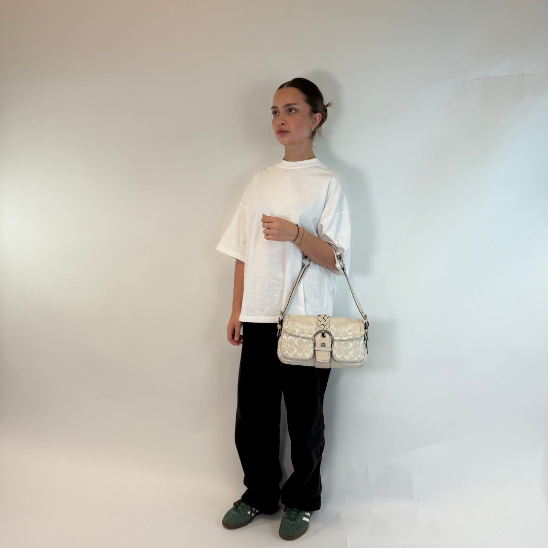 Coach Soho handbag white