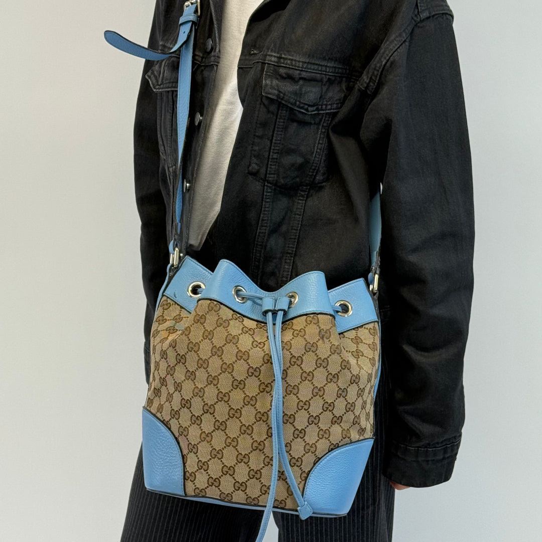 Gucci Schultertasche Bucket Ophidia GG