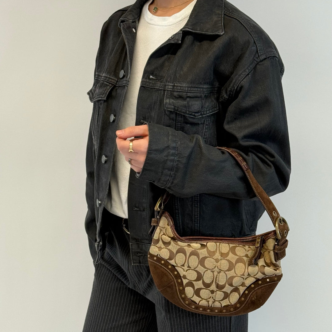 Coach Schultertasche Hobo Signature