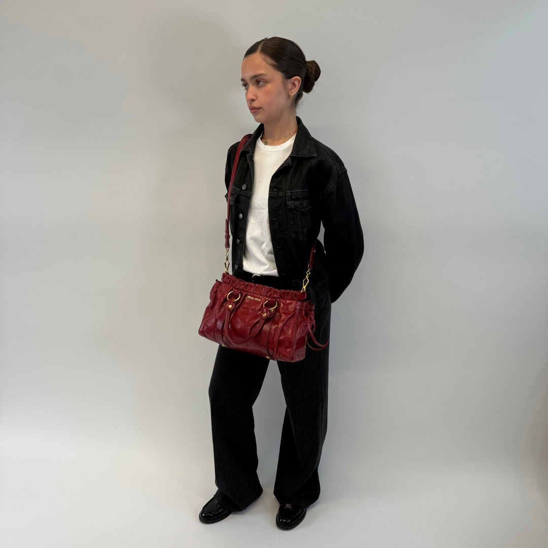 Miu Miu Handtasche Vitello Lux