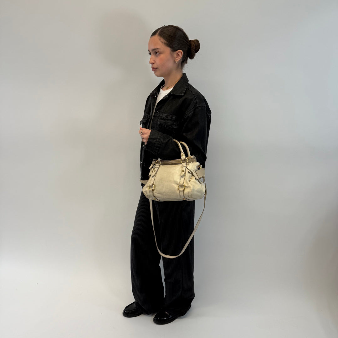 Miu Miu Handtasche Vitello Satchel klein