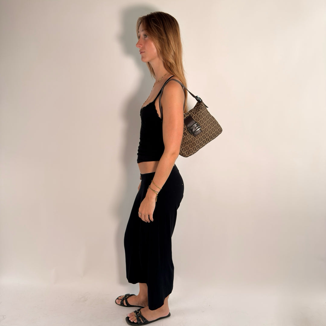 Fendi Schultertasche Baguette Double Flap