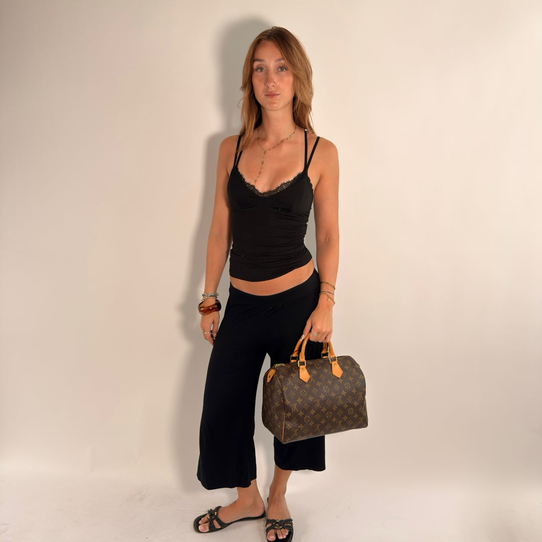 Louis Vuitton Speedy 30 Handbag Brown
