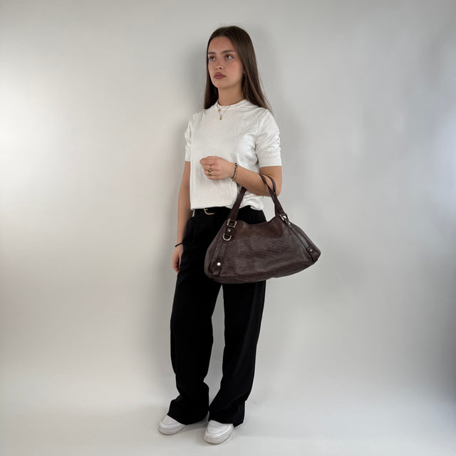 Gucci Handtasche / Shopper Abbey dunkelbraun