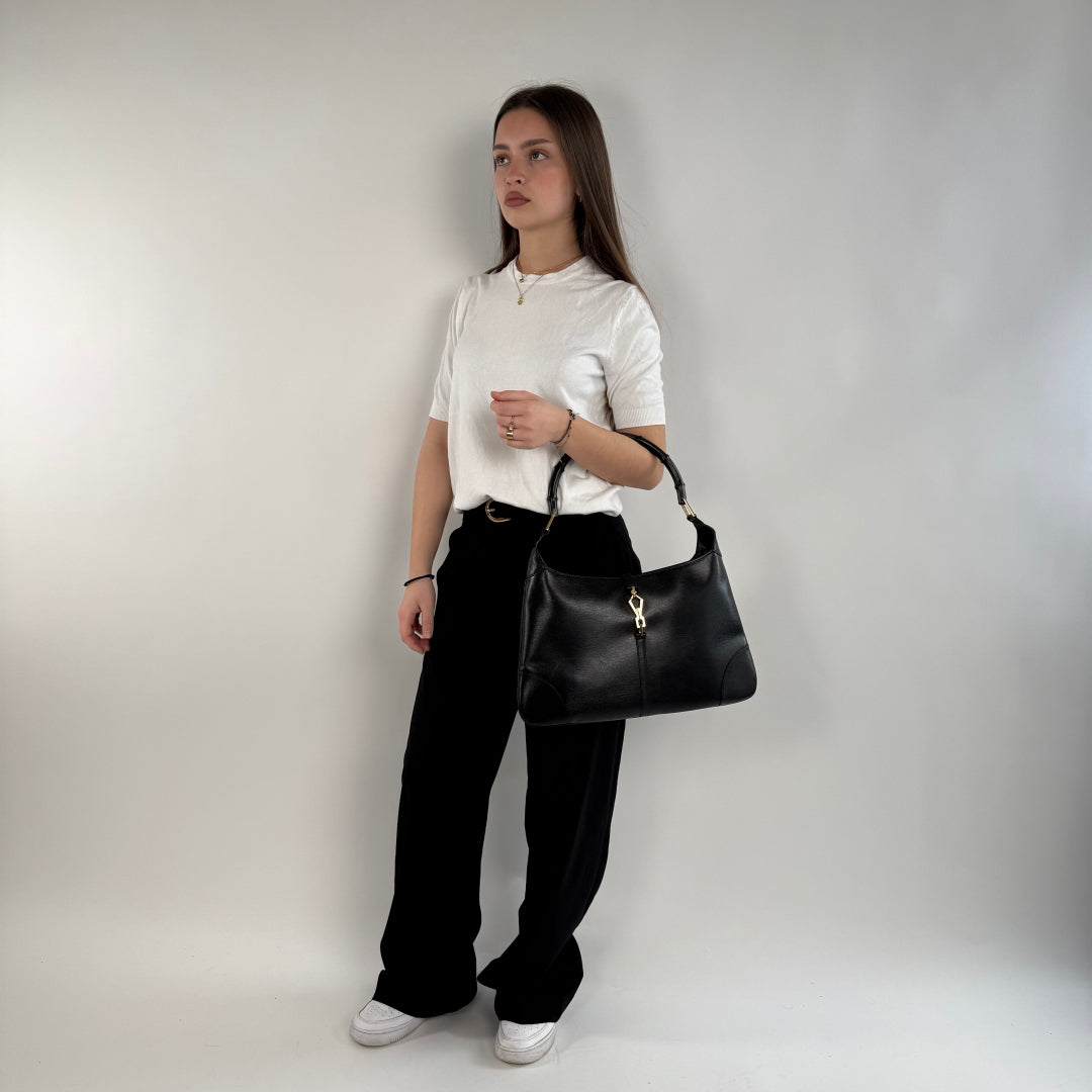 Gucci Handtasche Jackie Bamboo schwarz