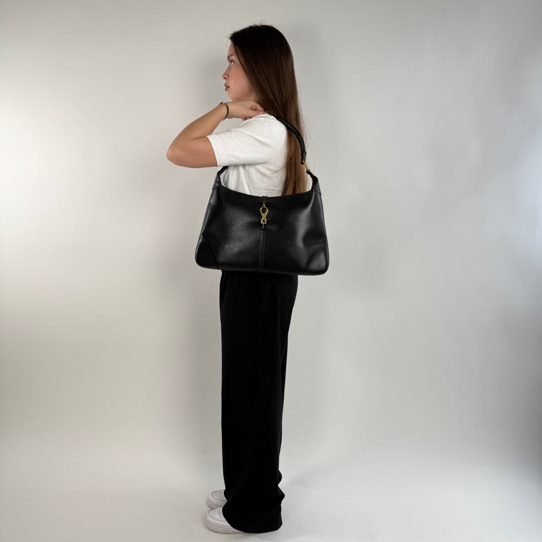 Gucci Handtasche Jackie Bamboo schwarz