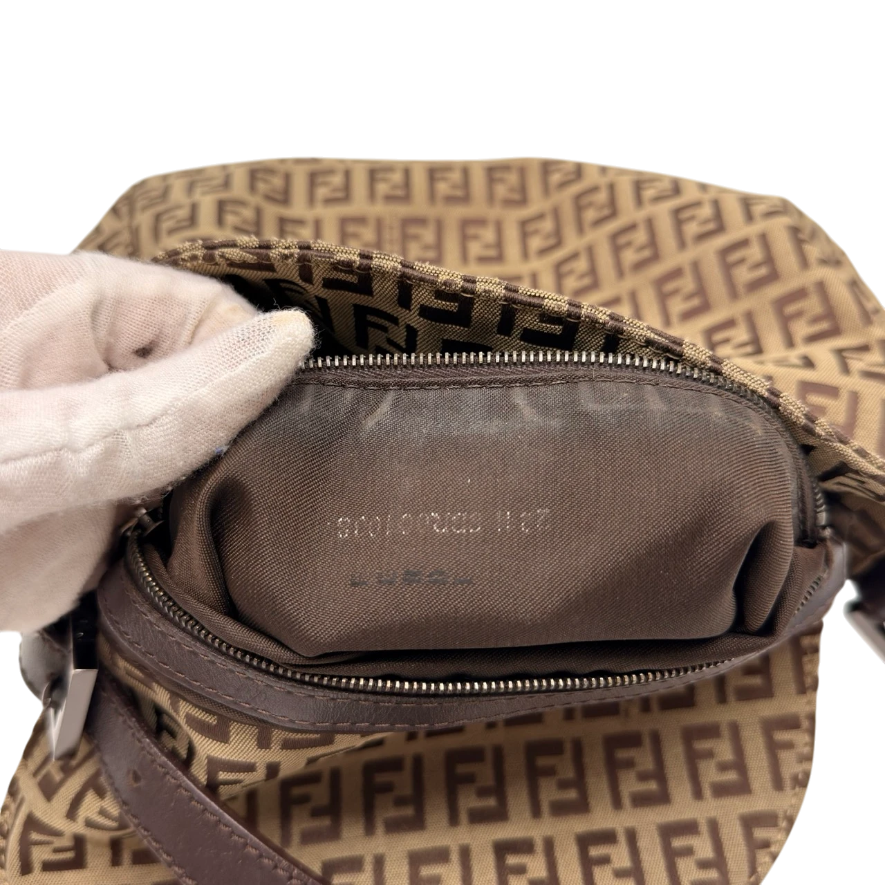 Fendi Schultertasche Baguette Double Flap