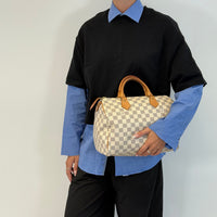 Louis Vuitton Handtasche Speedy 30 Damier Azur