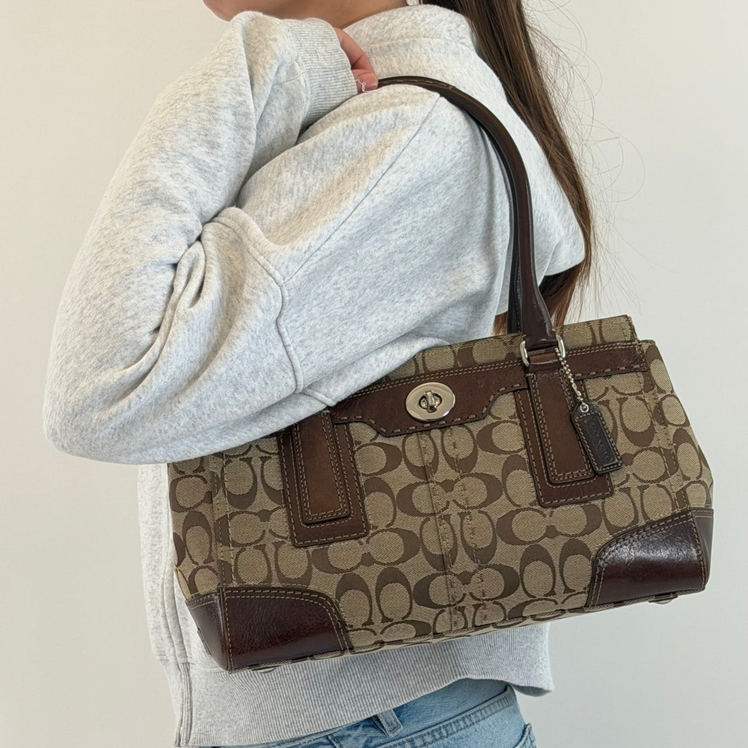 Coach Schultertasche Signature