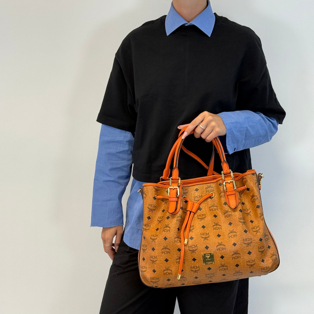MCM Schultertasche Bucket