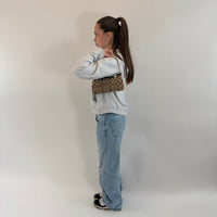 Coach Pochette Signature beige
