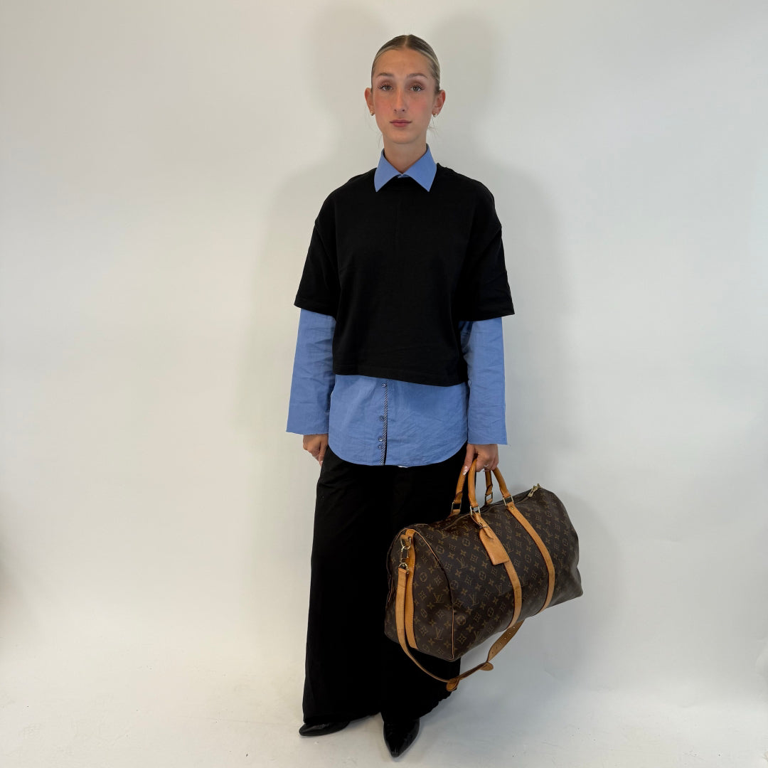 Louis Vuitton Reisetasche Keepall 55 Bandouliére